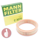 Original MANN-FILTER Luftfilter C 3078 Fiat Group